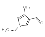 1-Ethyl-3-methyl-1h-pyrazole-4-carbaldehyde - Chemical structure and product image
