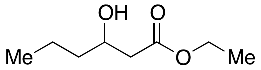Ethyl 3-Hydroxyhexanoate - Chemical structure and product image