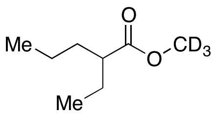 2-Ethylpentanoic Acid Methyl Ester-d3 - Chemical structure and product image