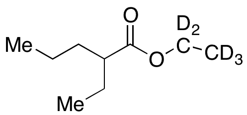 2-Ethylpentanoic Acid Ethyl Ester-d5 - Chemical structure and product image