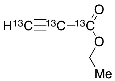 Ethyl Propargylate-13C3 - Chemical structure and product image
