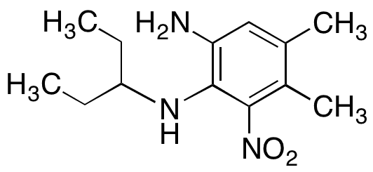 N2-(1-Ethylpropyl)-4,5-dimethyl-3-nitro-1,2-benzenediamine - Chemical structure and product image