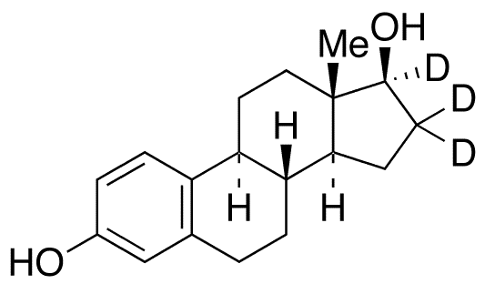 17 Beta-Estradiol-16,16,17-d3 - Chemical structure and product image