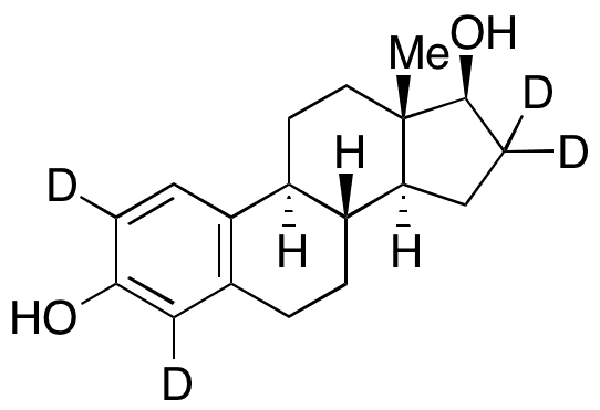 17 Beta-Estradiol-d4 - Chemical structure and product image