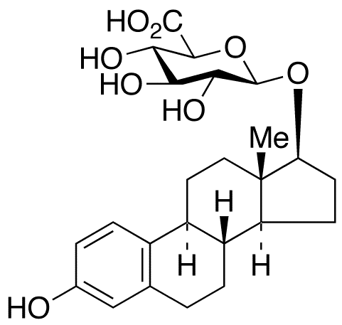 17 Beta-Estradiol 17 Beta-D-Glucuronide - Chemical structure and product image