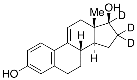 Delta 9,11-Estradiol-d3 - Chemical structure and product image