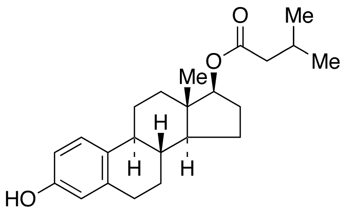 Estradiol 17-Isovalerate - Chemical structure and product image