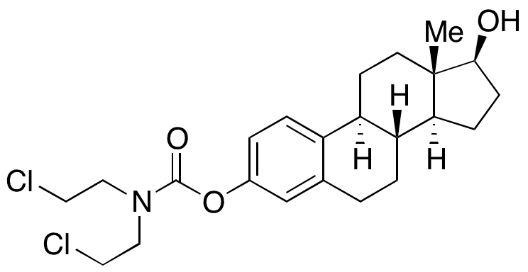Estradiol 3-[N,N-Bis(2-chloroethyl)carbamate] - Chemical structure and product image