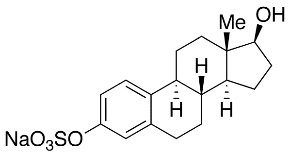 17 Beta-Estradiol 3-O-Sulfate Sodium Salt - Chemical structure and product image