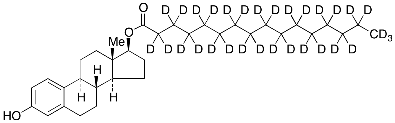 Estradiol 17-Palmitate-d31 - Chemical structure and product image