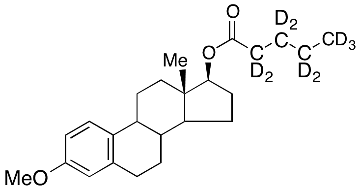 Estradio Valerate-D6 Impurity J - Chemical structure and product image