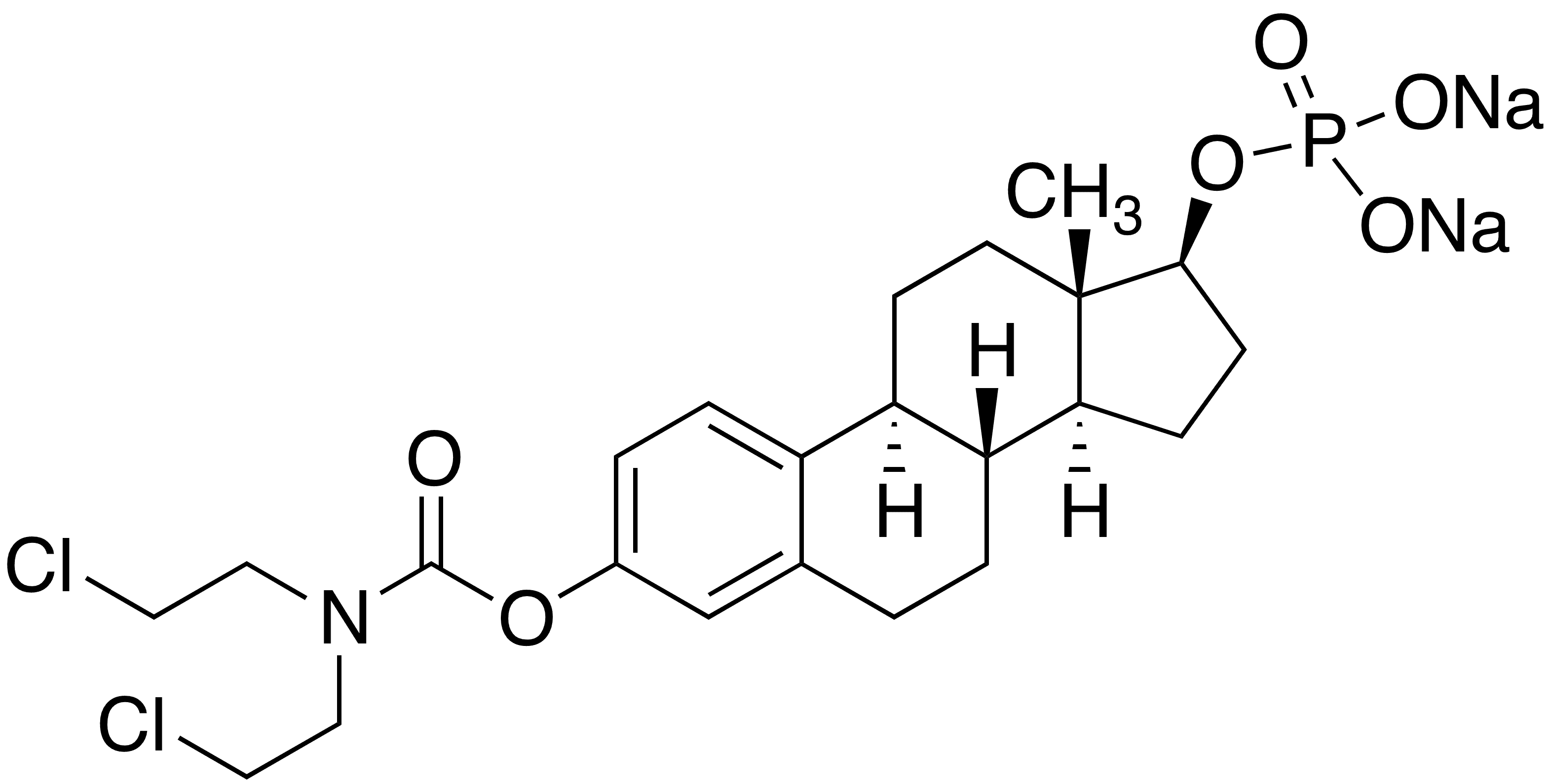 Estramustine Disodium Phosphate (~85%) - Chemical structure and product image