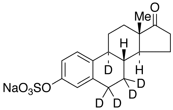 Estrone 3-Sulfate-d5 Sodium Salt - Chemical structure and product image