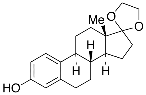 Estrone 17-Ethylene Ketal - Chemical structure and product image