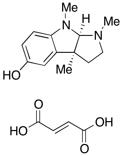(-)-Eseroline Fumarate Salt - Chemical structure and product image