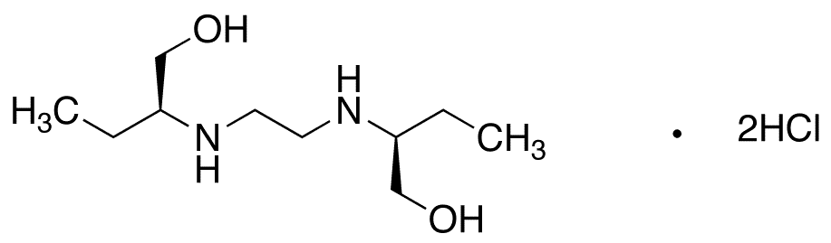 Ethambutol Dihydrochloride - Chemical structure and product image