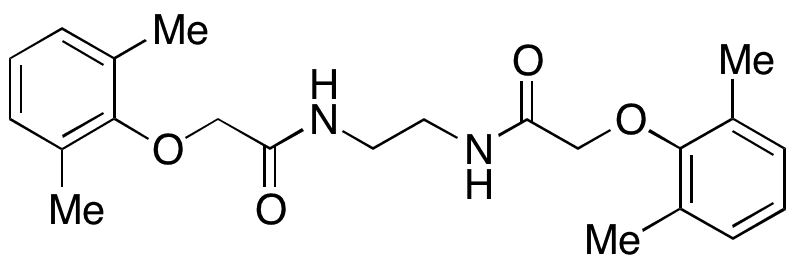 N,N-(Ethane-1,2-diyl)bis(2-(2,6-dimethylphenoxy)acetamide) - Chemical structure and product image