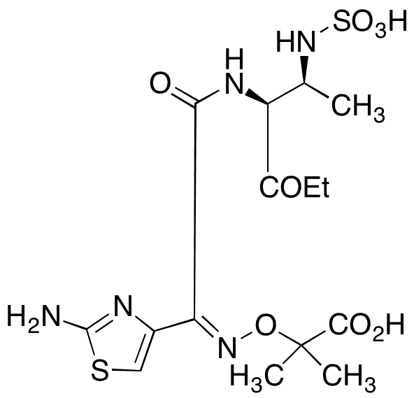 Ethanol Ring-opened Aztreonam - Chemical structure and product image