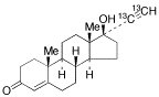 Ethisterone-13C2 - Chemical structure and product image