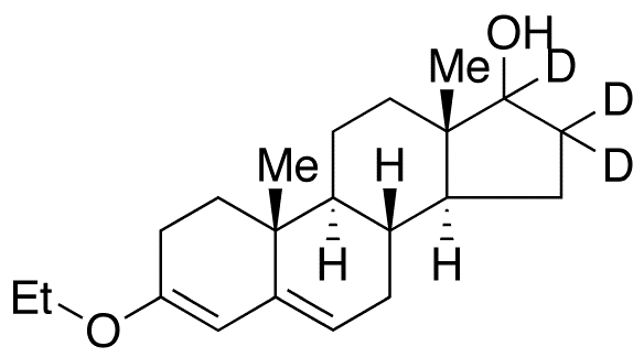 3-Ethoxy-androsta-3,5-dien-17-ol-d3 - Chemical structure and product image