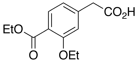 4-Ethoxycarbonyl-3-ethoxyphenylacetic Acid - Chemical structure and product image