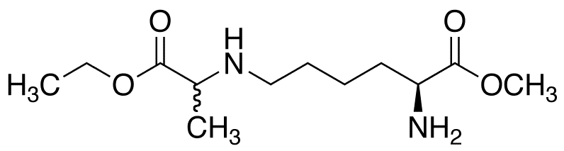 N6-(Ethoxycarbonylethyl)-L-lysine Methyl Ester (Mixture of Diastereomers) - Chemical structure and product image