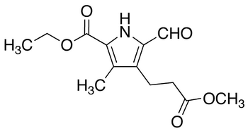 5-(Ethoxycarbonyl)-2-formyl-4-methyl-1H-pyrrole-3-propanoic Acid Methyl Ester - Chemical structure and product image
