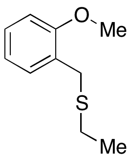 1-[(Ethylthio)methyl]-2-methoxybenzene - Chemical structure and product image