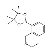 2-(Ethylthiomethyl)phenylboronic acid, pinacol ester - Chemical structure and product image