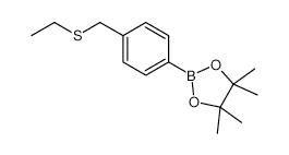 4-(Ethylthiomethyl)phenylboronic acid, pinacol ester - Chemical structure and product image