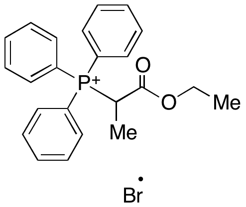 (1-Ethoxycarbonylethyl)triphenylphosphonium Bromide - Chemical structure and product image