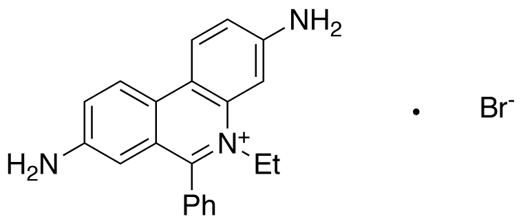 Ethidium Bromide - Chemical structure and product image