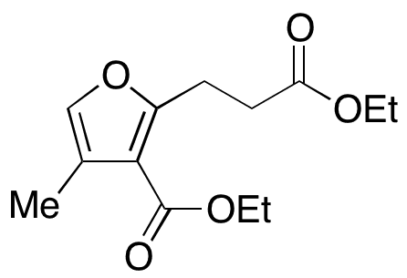 3-(Ethoxycarbonyl)-4-methyl-2-furanpropanoic Acid Ethyl Ester - Chemical structure and product image