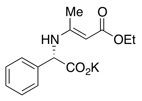 (Alpha S)-alpha-[(3-Ethoxy-1-methyl-3-oxo-1-propenyl)amino]benzeneacetic Acid Monopotassium Salt - Chemical structure and product image