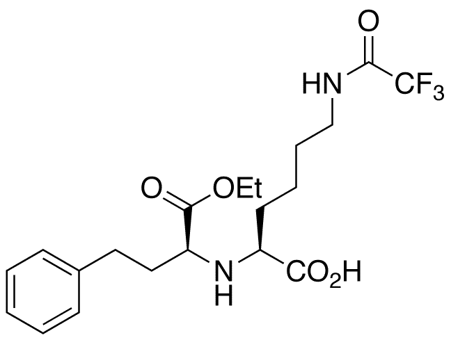 N2-(S)-1-Ethoxycarbonyl-3-phenylpropyl-N8-trifluoroacetyl-L-lysine - Chemical structure and product image