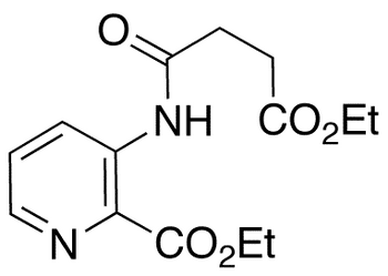 3-[(4-Ethoxy-1,4-dioxobutyl)amino]-2-pyridinecarboxylic Acid Ethyl Ester - Chemical structure and product image