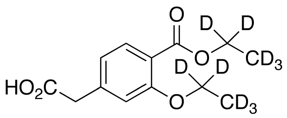 3-Ethoxy-4-(ethoxycarbonyl)phenyl Acetic Acid-d10 - Chemical structure and product image