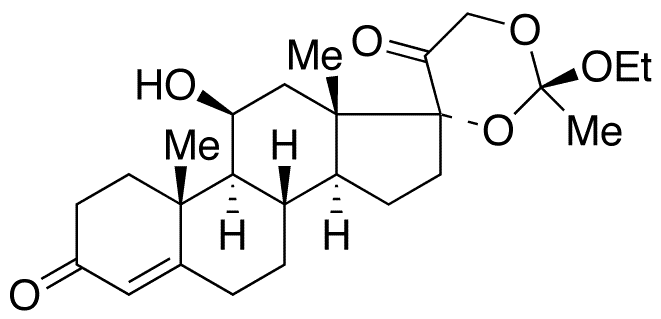 17,21-O-(1-Ethoxyethylidene)-hydrocortisone - Chemical structure and product image