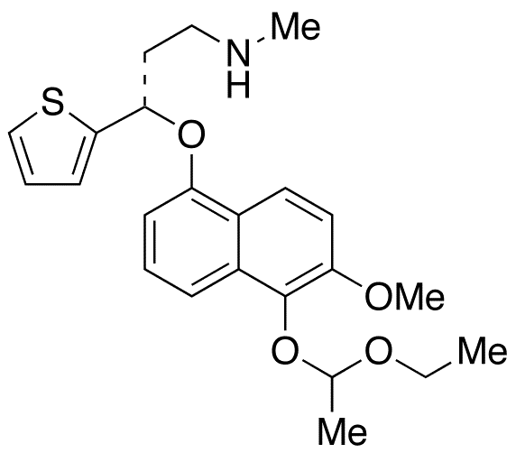 5-(2-Ethoxy)ethoxy-6-methoxy Duloxetine - Chemical structure and product image