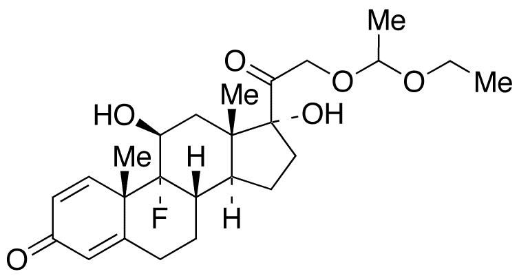 21-(1-Ethoxyethoxy)-isoflupredone - Chemical structure and product image