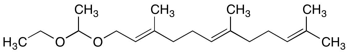1-â€‹(1-â€‹Ethoxyethoxy)â€‹-â€‹3,â€‹7,â€‹11-â€‹trimethyl-2,â€‹6,â€‹10-dodecatriene - Chemical structure and product image