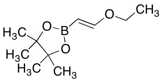 (E)-1-Ethoxyethene-2-boronic Acid Pinacol Ester - Chemical structure and product image