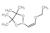(Z)-1-Ethoxyethene-2-boronic acid pinacol ester - Chemical structure and product image