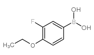 4-Ethoxy-3-fluorophenylboronic acid - Chemical structure and product image