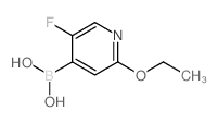 2-Ethoxy-5-fluoropyridine-4-boronic acid - Chemical structure and product image