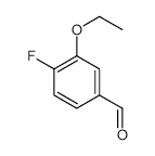 3-Ethoxy-4-fluorobenzaldehyde - Chemical structure and product image