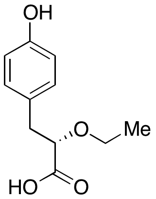 (S)-2-Ethoxy-3-(4-hydroxyphenyl)propionic Acid - Chemical structure and product image
