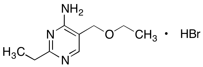 5-(Ethoxymethyl)-2-ethyl-4-pyrimidinamine Hydrobromide - Chemical structure and product image