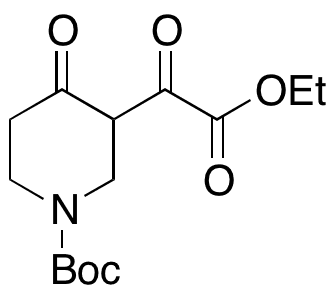 3-Ethoxyoxalyl-4-oxopiperidine-1-carboxylic Acid tert-Butyl Ester - Chemical structure and product image