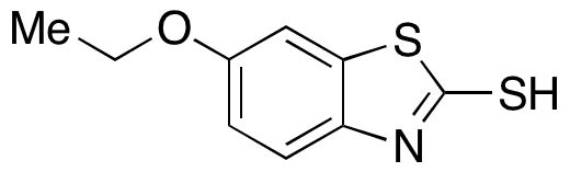 6-Ethoxy-2-mercaptobenzothiazole - Chemical structure and product image